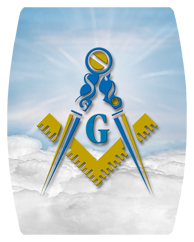 DAREC 370 BL Masonic Lodge Clouds Blue